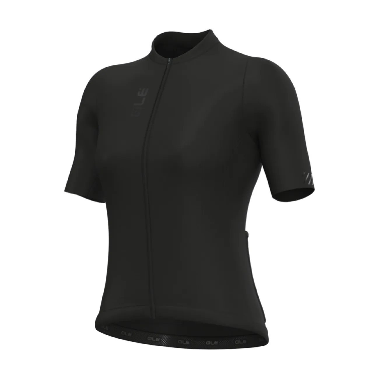 ALÉ Cyklistický dres s krátkym rukávom - COLOR BLOCK PRAGMA - čierna ALÉ Cyklistický dres s krátkym rukávom - COLOR BLOCK PRAGMA - čierna
