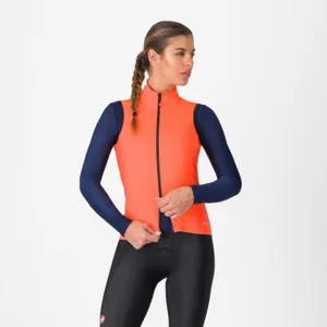 CASTELLI Cyklistická vesta - PERFETTO AIR W - ružová CASTELLI Cyklistická vesta - PERFETTO AIR W - ružová