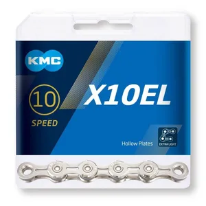 KMC X10EL Silver 10 Speed Chain , Reťaze, Velikosť: Univerzálna veľkosť KMC X10EL Silver 10 Speed Chain , Reťaze, Velikosť: Univerzálna veľkosť