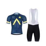 BONAVELO Cyklistický krátky dres a krátke nohavice - AQUA BLUE - čierna/modrá BONAVELO Cyklistický krátky dres a krátke nohavice - AQUA BLUE - čierna/modrá