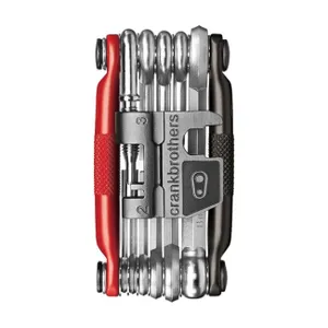 CRANKBROTHERS Cyklistické náradie - MULTI-17 - čierna/červená CRANKBROTHERS Cyklistické náradie - MULTI-17 - čierna/červená