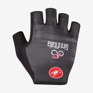 CASTELLI Cyklistické rukavice krátkoprsté - #GIRO - čierna CASTELLI Cyklistické rukavice krátkoprsté - #GIRO - čierna