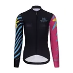 RIVANELLE Cyklistický dres s dlhým rukávom zimný - MEDITATION WINTER - čierna/ružová RIVANELLE Cyklistický dres s dlhým rukávom zimný - MEDITATION WINTER - čierna/ružová