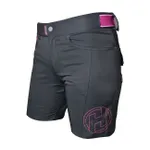 HAVEN Cyklistické nohavice krátke bez trakov - AMAZON LADY - čierna/ružová HAVEN Cyklistické nohavice krátke bez trakov - AMAZON LADY - čierna/ružová