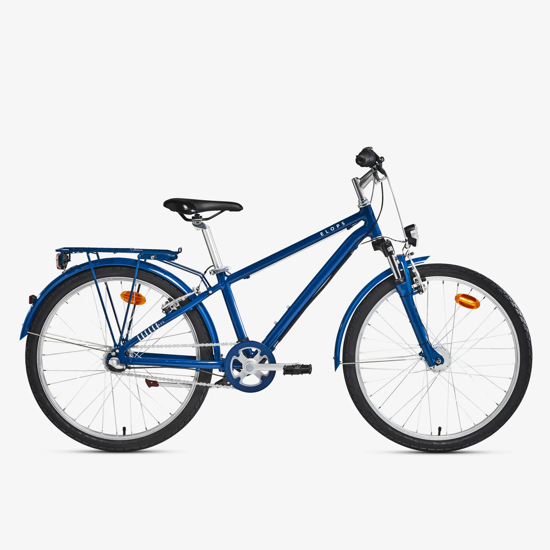 Mestský bicykel - Detský mestský bicykel Hoprider 900 9 – 12 rokov tmavomodrý Mestský bicykel - Detský mestský bicykel Hoprider 900 9 – 12 rokov tmavomodrý
