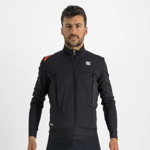 SPORTFUL Cyklistická zateplená bunda - FIANDRE WARM - čierna SPORTFUL Cyklistická zateplená bunda - FIANDRE WARM - čierna