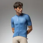 ALÉ Cyklistický dres s krátkym rukávom - PRAGMA COLOR BLOCK - modrá ALÉ Cyklistický dres s krátkym rukávom - PRAGMA COLOR BLOCK - modrá