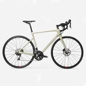 Cestný bicykel - Dámsky cestný bicykel EDR karbónový rám kotúčové brzdy Shimano 105 béžový Cestný bicykel - Dámsky cestný bicykel EDR karbónový rám kotúčové brzdy Shimano 105 béžový