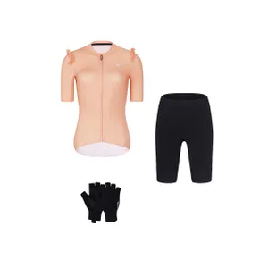 RIVANELLE Cyklistický mega set - ROMANCE - ružová/čierna RIVANELLE Cyklistický mega set - ROMANCE - ružová/čierna