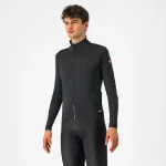 CASTELLI Cyklistická zateplená bunda - PERFETTO AIR - čierna CASTELLI Cyklistická zateplená bunda - PERFETTO AIR - čierna