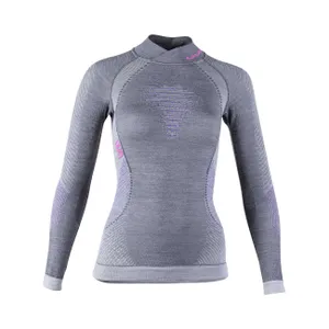 UYN Cyklistické tričko s dlhým rukávom - FUSYON MERINO LADY - šedá/čierna UYN Cyklistické tričko s dlhým rukávom - FUSYON MERINO LADY - šedá/čierna