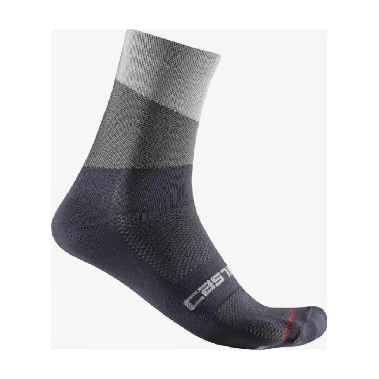 CASTELLI Cyklistické ponožky klasické - ORIZZONTE 15 - šedá CASTELLI Cyklistické ponožky klasické - ORIZZONTE 15 - šedá