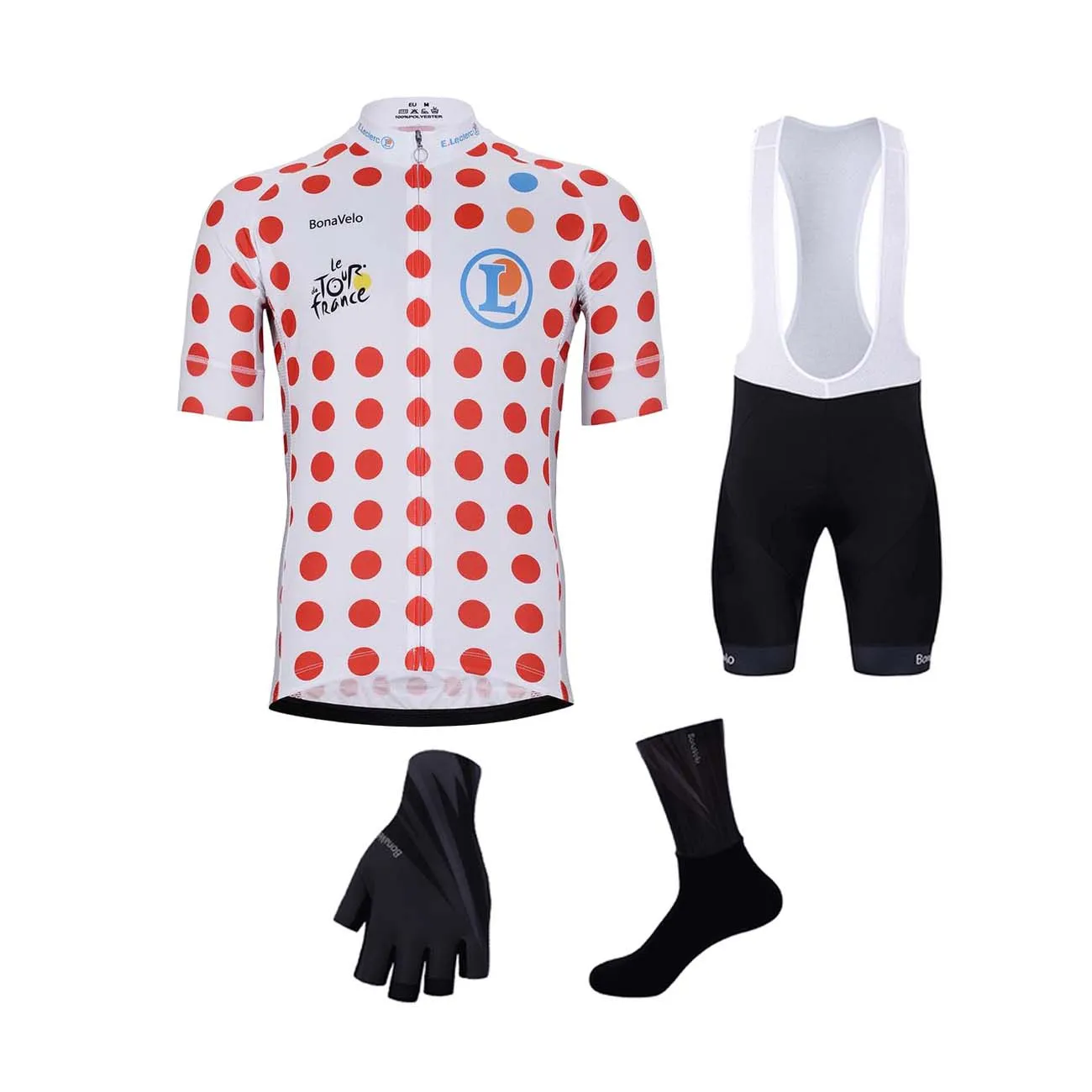 BONAVELO Cyklistický mega set - TOUR DE FRANCE 2025 - červená/biela/čierna BONAVELO Cyklistický mega set - TOUR DE FRANCE 2025 - červená/biela/čierna