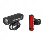 Svetlo na bicykel FORCE DOR USB FRONT REAR Svetlo na bicykel FORCE DOR USB FRONT REAR