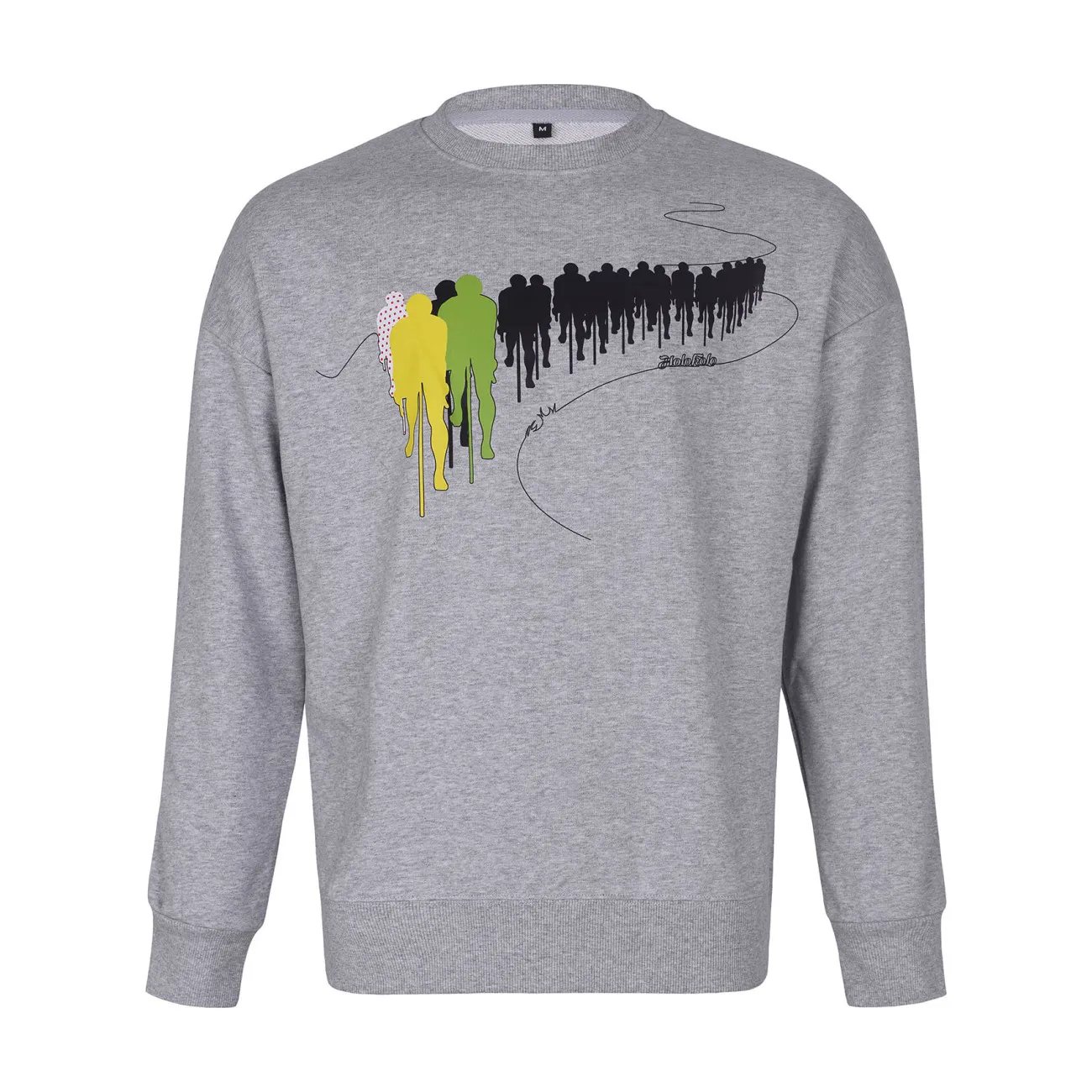 HOLOKOLO mikina - PELOTON - šedá/viacfarebná HOLOKOLO mikina - PELOTON - šedá/viacfarebná