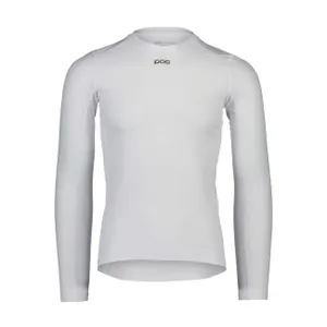POC Cyklistické tričko s dlhým rukávom - ESSENTIAL LAYER - biela POC Cyklistické tričko s dlhým rukávom - ESSENTIAL LAYER - biela
