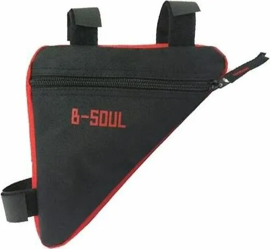 Šport a outdoor | Cyklistika | Cyklodoplnky | Tašky - Triangle 1.0 taška na rám čierna-červená Šport a outdoor | Cyklistika | Cyklodoplnky | Tašky - Triangle 1.0 taška na rám čierna-červená