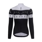 RIVANELLE Cyklistický dres s dlhým rukávom zimný - FROSTTRAIL WINTER - čierna/biela RIVANELLE Cyklistický dres s dlhým rukávom zimný - FROSTTRAIL WINTER - čierna/biela