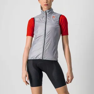 CASTELLI Cyklistická vesta - ARIA LADY - strieborná CASTELLI Cyklistická vesta - ARIA LADY - strieborná