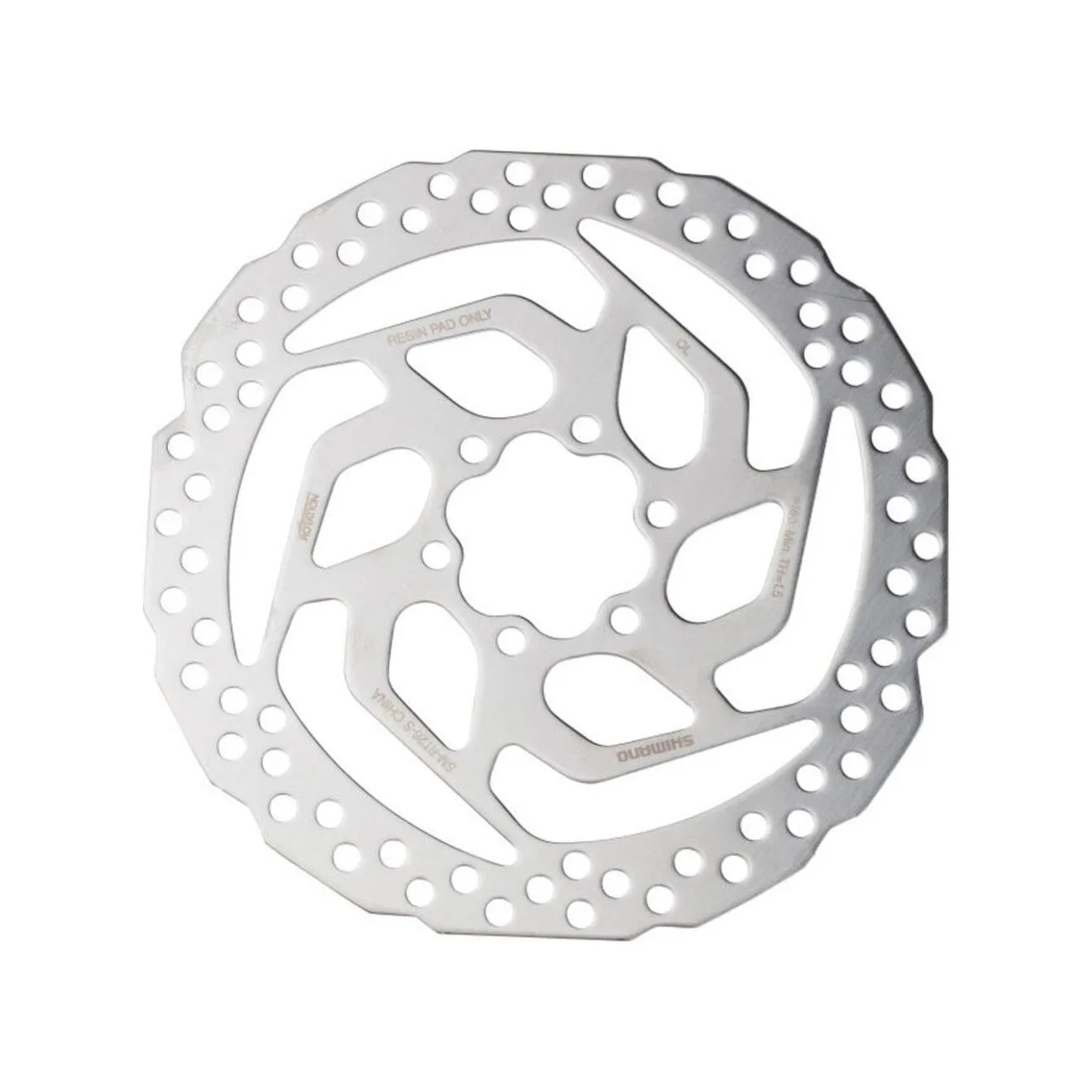 SHIMANO brzdový kotúč - DISC RT26 160mm - strieborná SHIMANO brzdový kotúč - DISC RT26 160mm - strieborná