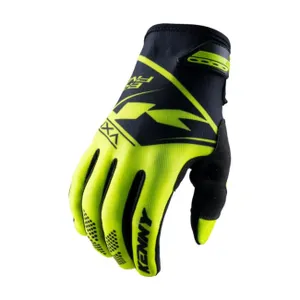 KENNY Cyklistické rukavice dlhoprsté - BRAVE KID - žltá KENNY Cyklistické rukavice dlhoprsté - BRAVE KID - žltá