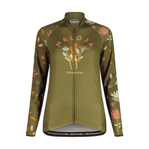 MALOJA Cyklistický dres s dlhým rukávom letný - GANESM. 1/1 LADY - zelená MALOJA Cyklistický dres s dlhým rukávom letný - GANESM. 1/1 LADY - zelená