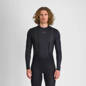 SPORTFUL Cyklistické tričko s dlhým rukávom - MERINO LAYER - čierna SPORTFUL Cyklistické tričko s dlhým rukávom - MERINO LAYER - čierna