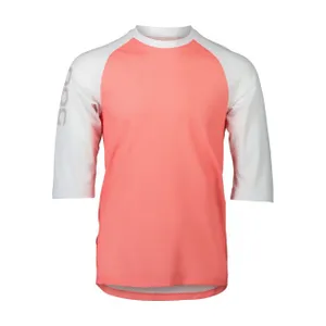 POC Cyklistický dres s dlhým rukávom letný - MTB PURE - červená/biela POC Cyklistický dres s dlhým rukávom letný - MTB PURE - červená/biela