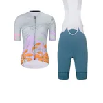 RIVANELLE Cyklistický krátky dres a krátke nohavice - SPIRIT - zelená/viacfarebná RIVANELLE Cyklistický krátky dres a krátke nohavice - SPIRIT - zelená/viacfarebná