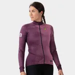 ALÉ Cyklistický dres s dlhým rukávom zimný - CIRCUS PR-S - fialová ALÉ Cyklistický dres s dlhým rukávom zimný - CIRCUS PR-S - fialová