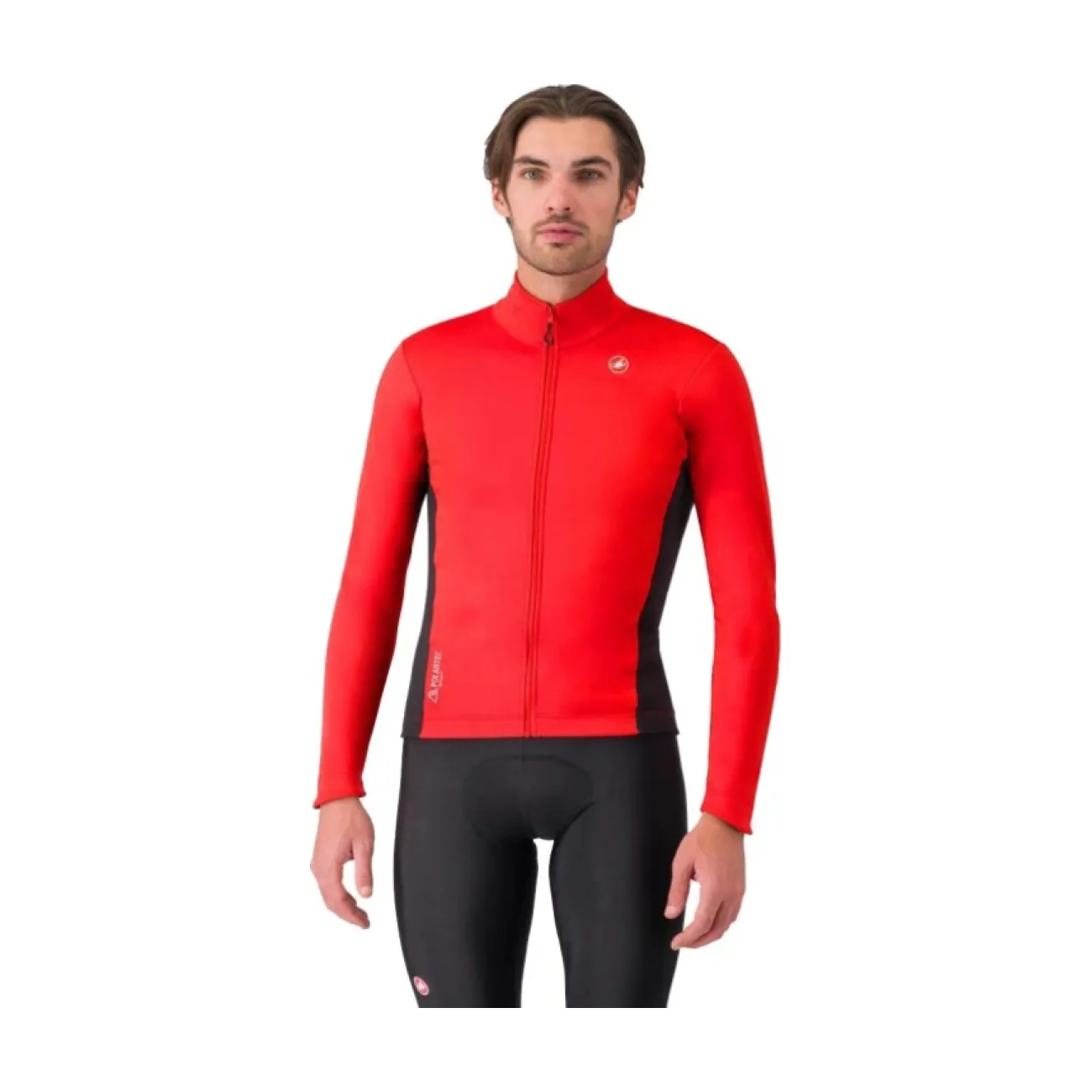 CASTELLI Cyklistická zateplená bunda - ENTRATA 2 - červená CASTELLI Cyklistická zateplená bunda - ENTRATA 2 - červená