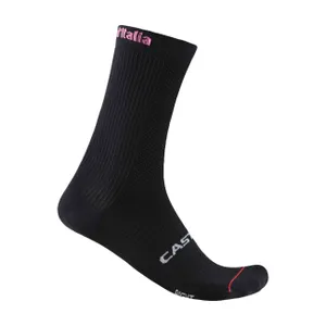 CASTELLI Cyklistické ponožky klasické - GIRO LOGO 18 - čierna CASTELLI Cyklistické ponožky klasické - GIRO LOGO 18 - čierna