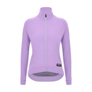SANTINI Cyklistický dres s dlhým rukávom zimný - RTR - fialová SANTINI Cyklistický dres s dlhým rukávom zimný - RTR - fialová