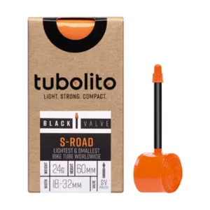 TUBOLITO duša - S-TUBO ROAD 700x18/28C BLACK - SV80 - oranžová TUBOLITO duša - S-TUBO ROAD 700x18/28C BLACK - SV80 - oranžová