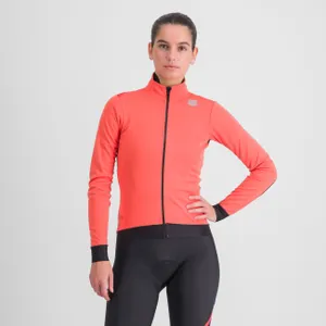SPORTFUL Cyklistická zateplená bunda - FIANDRE MEDIUM W - červená SPORTFUL Cyklistická zateplená bunda - FIANDRE MEDIUM W - červená