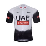 BONAVELO Cyklistický dres s krátkym rukávom - UAE 2025 - biela/čierna BONAVELO Cyklistický dres s krátkym rukávom - UAE 2025 - biela/čierna