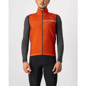 CASTELLI Cyklistická vesta - SQUADRA STRECH - červená CASTELLI Cyklistická vesta - SQUADRA STRECH - červená