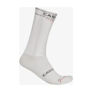 CASTELLI Cyklistické ponožky klasické - FAST FEET 4 - biela CASTELLI Cyklistické ponožky klasické - FAST FEET 4 - biela