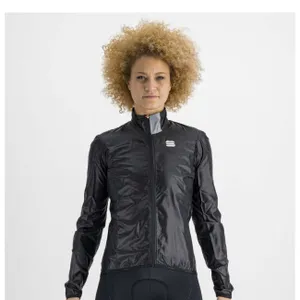 SPORTFUL Cyklistická vetruodolná bunda - HOT PACK EASYLIGHT W - čierna SPORTFUL Cyklistická vetruodolná bunda - HOT PACK EASYLIGHT W - čierna