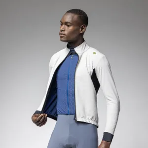 ALÉ Cyklistická zateplená bunda - KLIMATIK K-DOUBLE - biela ALÉ Cyklistická zateplená bunda - KLIMATIK K-DOUBLE - biela