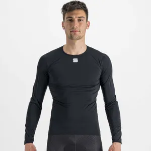 SPORTFUL Cyklistické tričko s dlhým rukávom - MIDWEIGHT LAYER - čierna SPORTFUL Cyklistické tričko s dlhým rukávom - MIDWEIGHT LAYER - čierna
