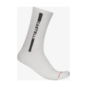 CASTELLI Cyklistické ponožky klasické - LINEA LOGO 15 - biela CASTELLI Cyklistické ponožky klasické - LINEA LOGO 15 - biela