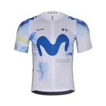 BONAVELO Cyklistický dres s krátkym rukávom - MOVISTAR 2026 - biela/modrá BONAVELO Cyklistický dres s krátkym rukávom - MOVISTAR 2026 - biela/modrá