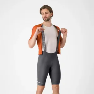 CASTELLI Cyklistické nohavice krátke s trakmi - ESPRESSO 2 - šedá CASTELLI Cyklistické nohavice krátke s trakmi - ESPRESSO 2 - šedá