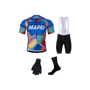 BONAVELO Cyklistický mega set - MAPEI - biela/modrá/čierna BONAVELO Cyklistický mega set - MAPEI - biela/modrá/čierna