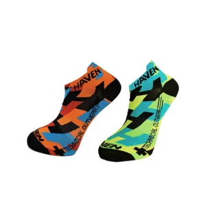 HAVEN Cyklistické ponožky členkové - SNAKE NEO - viacfarebná HAVEN Cyklistické ponožky členkové - SNAKE NEO - viacfarebná