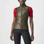 CASTELLI Cyklistická vesta - ARIA W VEST - zelená CASTELLI Cyklistická vesta - ARIA W VEST - zelená