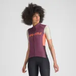 SPORTFUL Cyklistický dres s krátkym rukávom - SUPERGIARA LOGO W - bordová SPORTFUL Cyklistický dres s krátkym rukávom - SUPERGIARA LOGO W - bordová