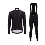 HOLOKOLO Cyklistický dlhý dres a nohavice - STARLIGHT WINTER - čierna HOLOKOLO Cyklistický dlhý dres a nohavice - STARLIGHT WINTER - čierna