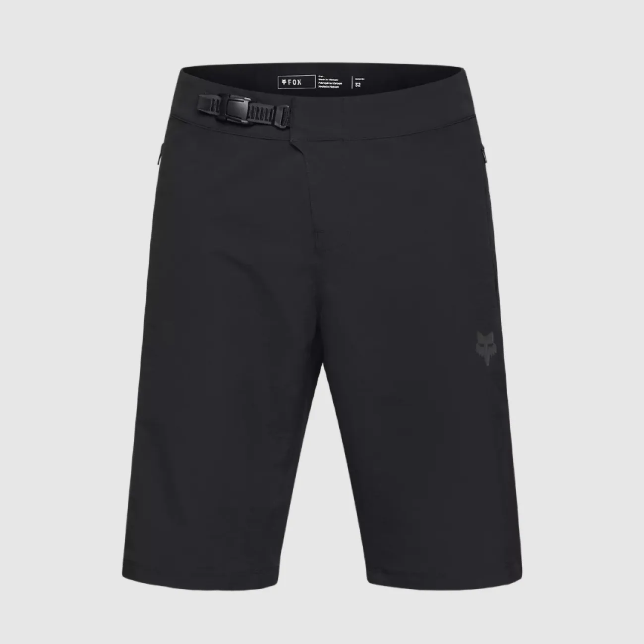 FOX Cyklistické nohavice krátke bez trakov - RANGER - čierna FOX Cyklistické nohavice krátke bez trakov - RANGER - čierna